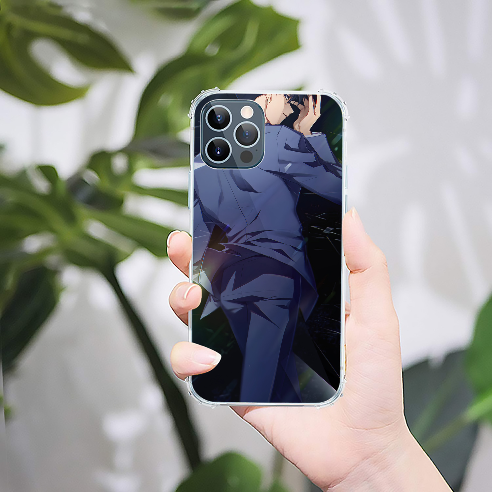 （画像用） 名探偵コナン Detective Conan 【iPhone 12シリーズ対応】透明スマホケース（クリアソフトケース）